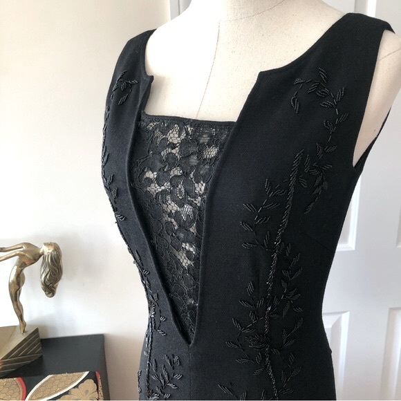 1960’s BANFF Beaded Wool Maxi Dress - Picture 2 of 10